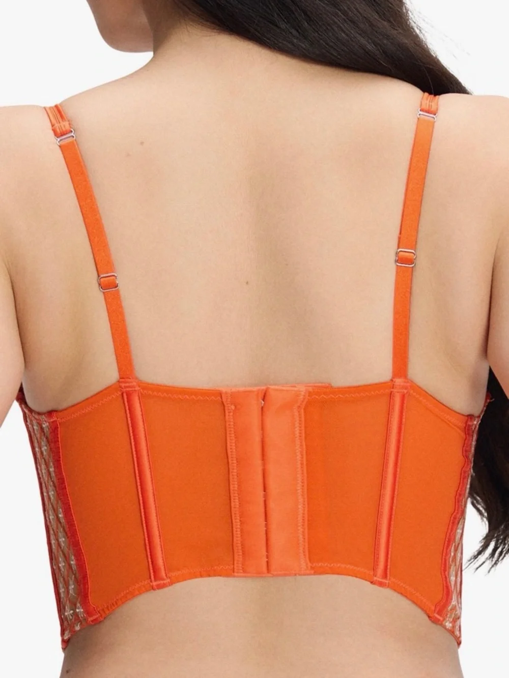 Savage X Fenty Star Mesh Bustier & Strappy Thong Set - Picture 10 of 10